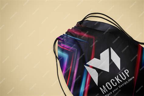 Premium PSD | Gym sack mock-up design