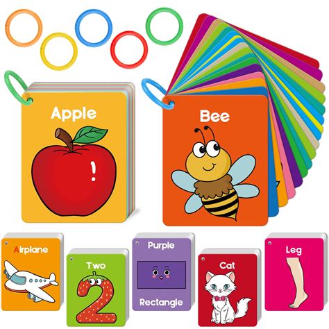 Snapklik.com : Toddler Flash Cards Baby Cognitive Flashcards For Kids ...