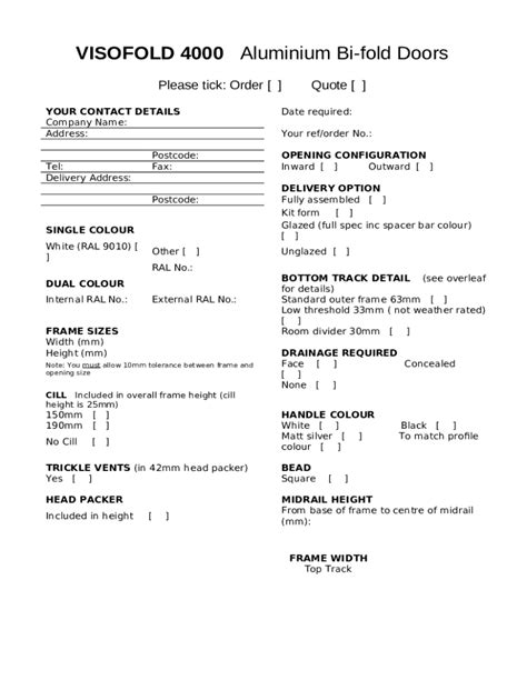Who Makes The Best Bi Folding Doors Doc Template | pdfFiller