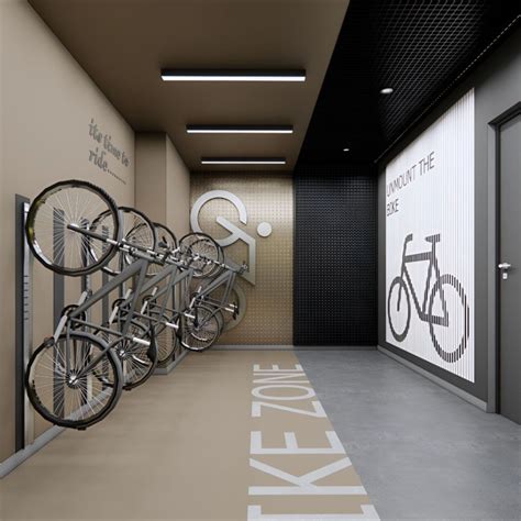 Bike Room Interior Designs in 2025 | Bike room, Parking design, Bicycle room