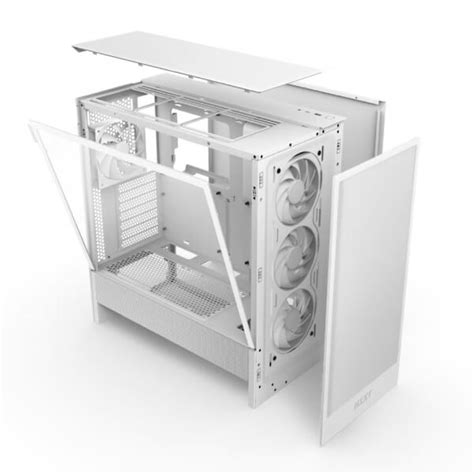 Buy Nzxt White Cabinet H5 Flow RGB, best Price
