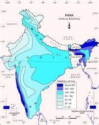 [Answered] Areas receiving rainfall less than 20 cm in india map ...
