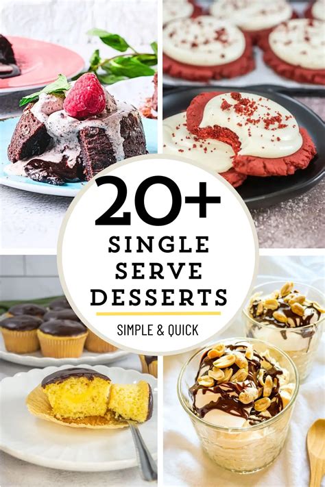 20+ Single Serve Desserts Simple To Make