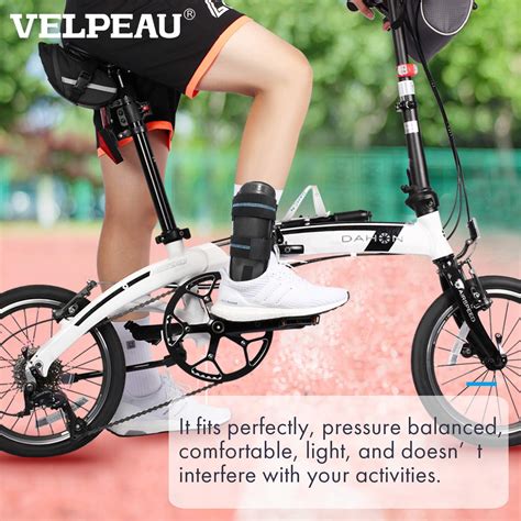 VELPEAU Ankle Brace - Stirrup Ankle Splint - Adjustable Rigid ...
