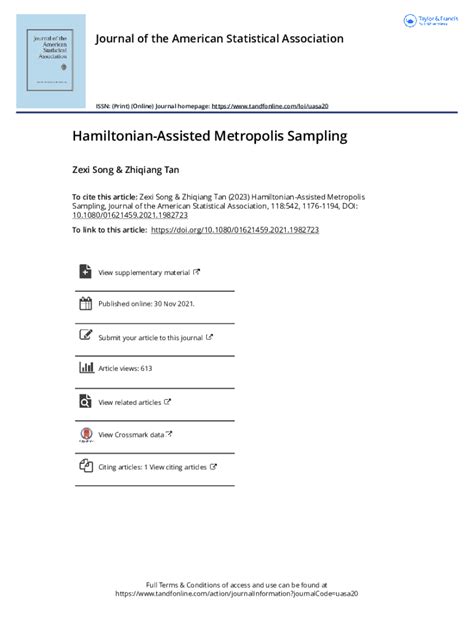 Fillable Online The Monte Carlo Method - Nicholas Metropolis; S. Ulam ...