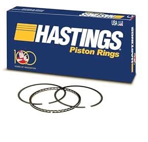 Set of Piston Rings Set compatible with Chevy SBC 327 350 383 1968-89 ...