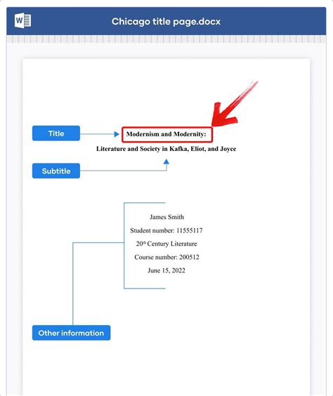 How to Format a Title Page in Chicago Style: A Step-by-Step Guide for You