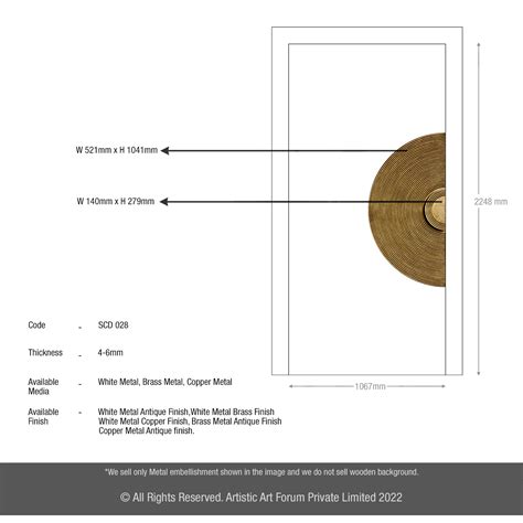 Half Circle Main Door Embellishment | For Internal and Entrance Door D ...