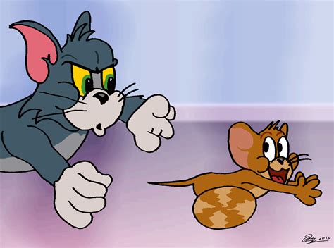 Tom and Jerry Chase (GIF) by HassanLechkar on DeviantArt