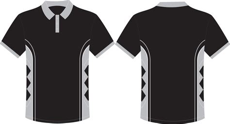 Polo shirt template,t-shirt polo templates design. uniform front and ...
