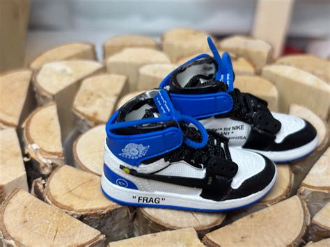 Blue 1/6 scale shoes for dolls like Ken realistic miniature shoes for ...