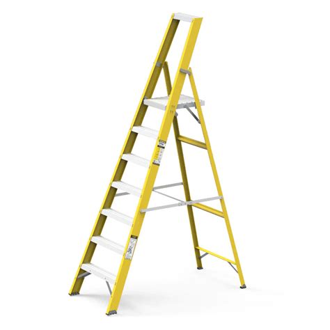 FRP (Fiberglass) Swing Type - Platform Ladder – Milansafety