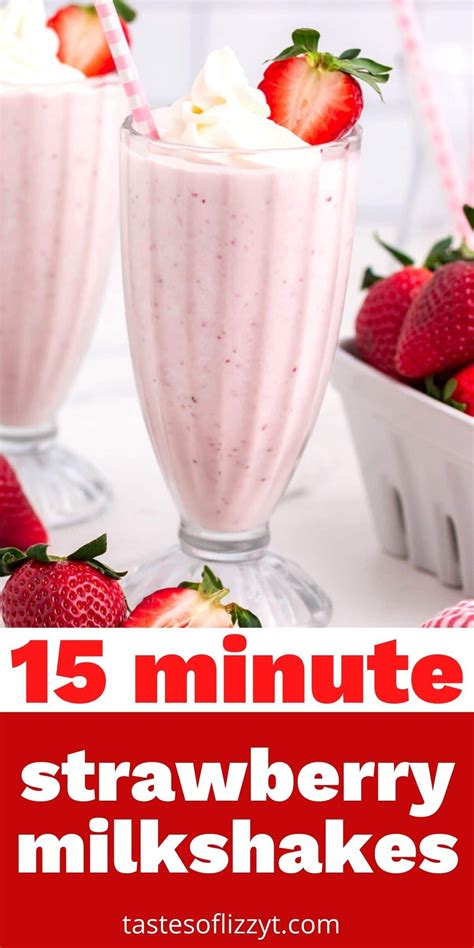 Strawberry milkshake – Artofit