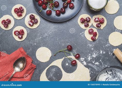 Cooking Dumplings. Ukrainian Traditional Cuisine Stock Image - Image of ...