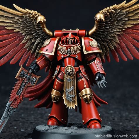 Sanguinius Primach of Blood Angels Warhammer 40k | Stable Diffusion Online