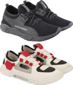 Aura Combo Pack of 2 Casual Shoes Sneakers For Men - Buy Aura Combo ...