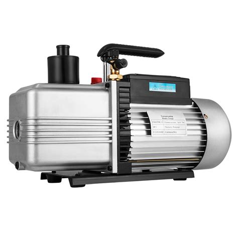 Buy LOVSHARE 12CFM 1HP Vacuum Pump 110V 2 Meter Valve 2 Stage 0.3PA ...
