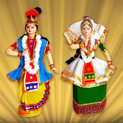 DollsofIndia Manipuri Dancers - Unframed Multicolor Photo Print on ...