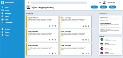 Admin Dashboard CodePen 的图像结果