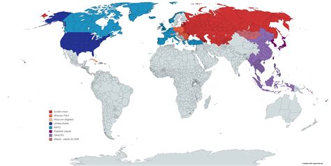 Soviet Union Cold War Map
