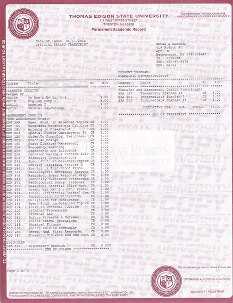 Image result for Texas State University Transcript