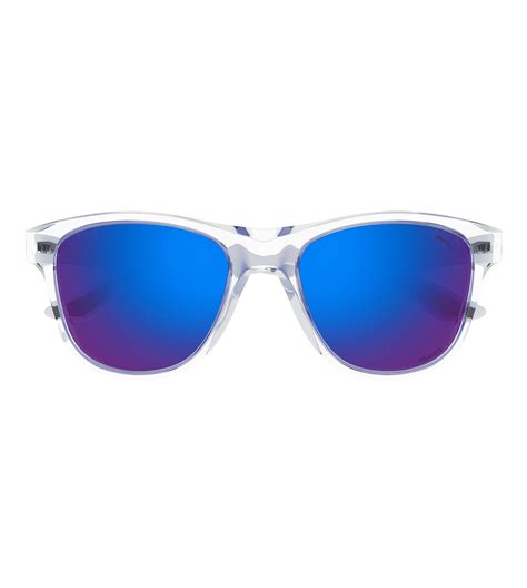 Puma Unisex Blue Purple Polarized Square Sunglasses