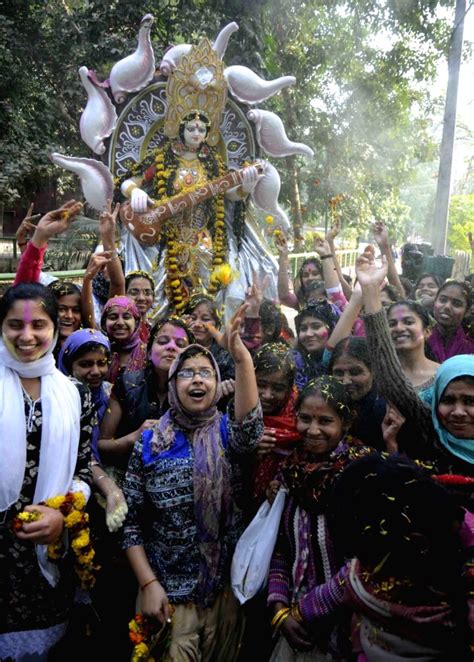 Goddess Saraswati immersion