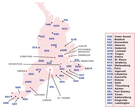 Canada Postal Code Map Ontario ~ ARQUIRURGICA