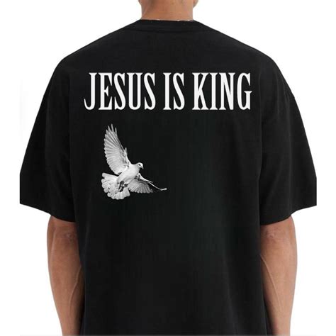 camiseta Jesus is king unissex cristã masculina e feminina gospel ...