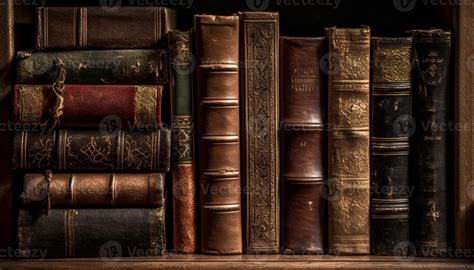 Row Of Old Books