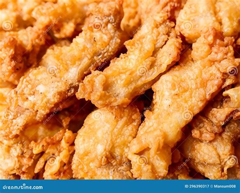 Crispy Fried Chicken Skins stock image. Image of crisp - 296390317