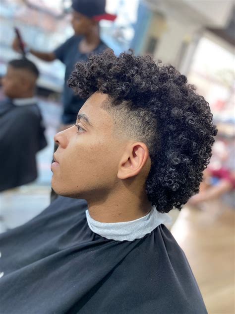 Curly Mullet | Men haircut curly hair, Taper fade curly hair, Afro ...
