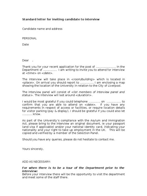 Introduction Interview Meeting Sample Letter 的图像结果