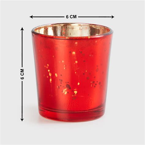 Buy Corsica Multicolour Glass T-Light Holder - Set of 6 from Corsica by ...