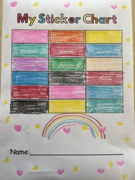 Image result for Color My World Sticker Chart