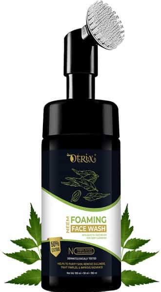 Buy OTRIX ANTI ACNE NEEM FOAMING FACE WASH WITH BUILT FACE BRUSH Online ...