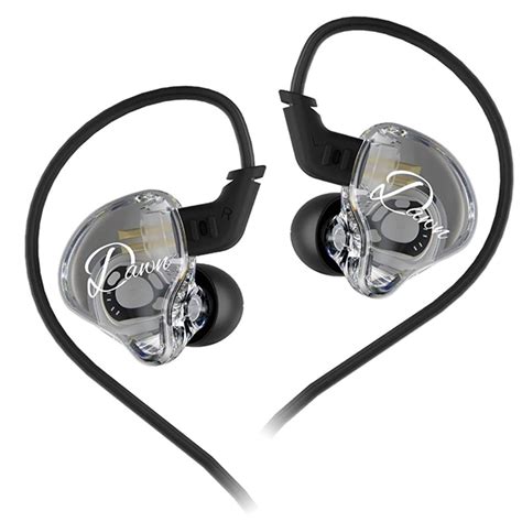 KZ Dawn in Ear Monitor Earphone with Mic, Super-Linear Dynamic Driver ...
