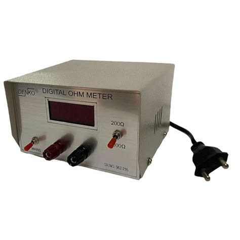 Denko Corded Electric Digital Ohmmeter - Precise Measurement at an ...