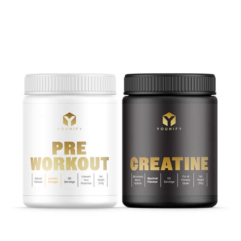 Pre-Workout & Creatine Monohydrate Stack – YOUNIFY