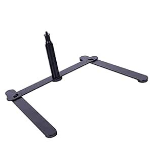 MERISHOPP® Foldable Metal Loop Light Stand Support Compatible with ...