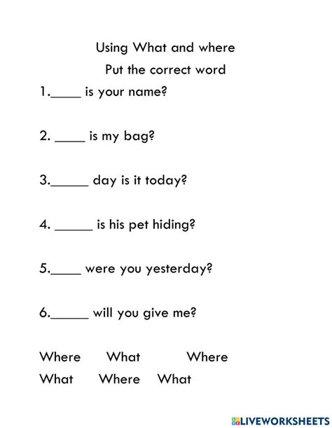 Question Worksheets 的图像结果