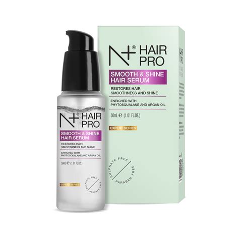 Hair Pro Smooth & Shine Hair Serum – Phytosqualane & Argan Oil – N Plus Pro