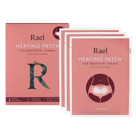 Rael Heating Patch for Menstrual Cramps - Organic Bunny