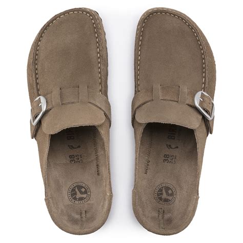 Buckley Suede Leather Gray Taupe | BIRKENSTOCK