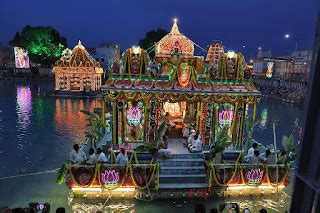 ANNUAL FLOAT FESTIVAL OFF TO A COLOURFUL START IN TIRUCHANOOR ...