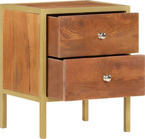 Prolenta Premium - Nachtkastje - 40 x 35 x 50 cm (B x D x H) - Hout ...