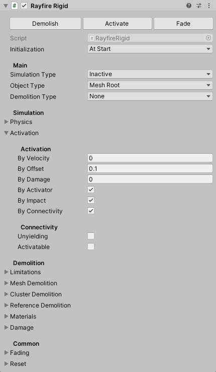 Image result for How to Use RayFire Tutorial Unity