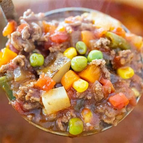 Ground Beef Vegetable Soup at Emma Rouse blog
