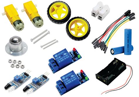 Line follower robot without Arduino kit (Relay) – SKYNET ROBOTICS