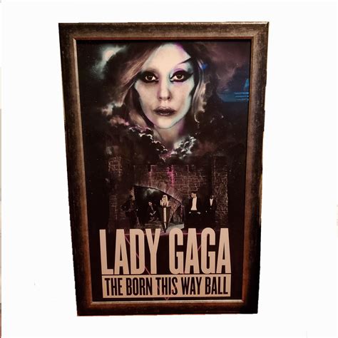 Lady Gaga Born This Way Ball Poster